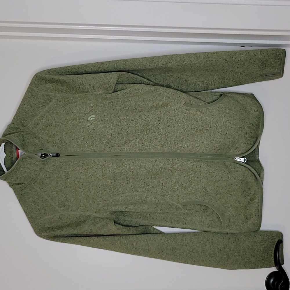 North Face fleece zip up, size S